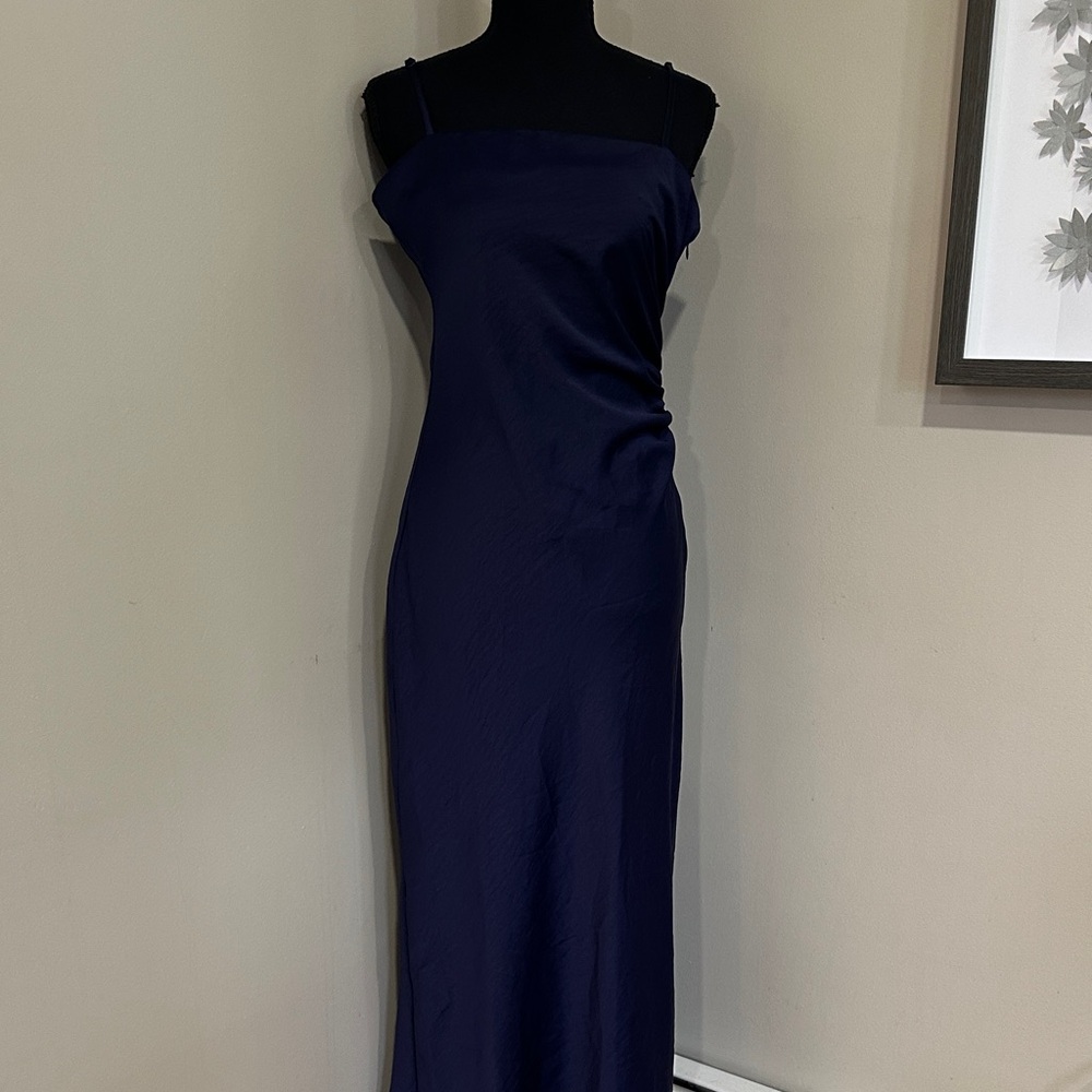 *HOUSE OF HARLOW 1960* Midnight Navy Slip Maxi Dress Size Medium
